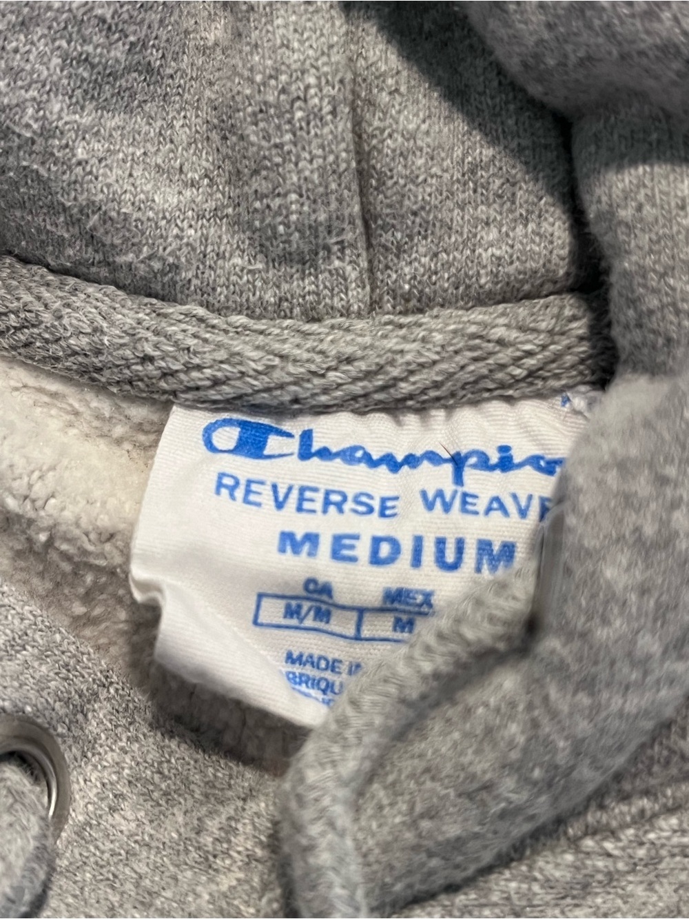 Champion Reverse Weave Hoodie Medium - Picture 6 of 6